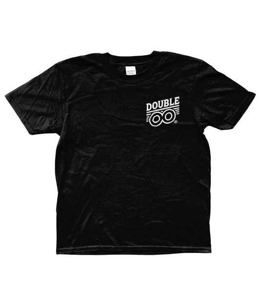 kids double O main logo t shirt black